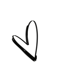 a black heart drawn on a black background